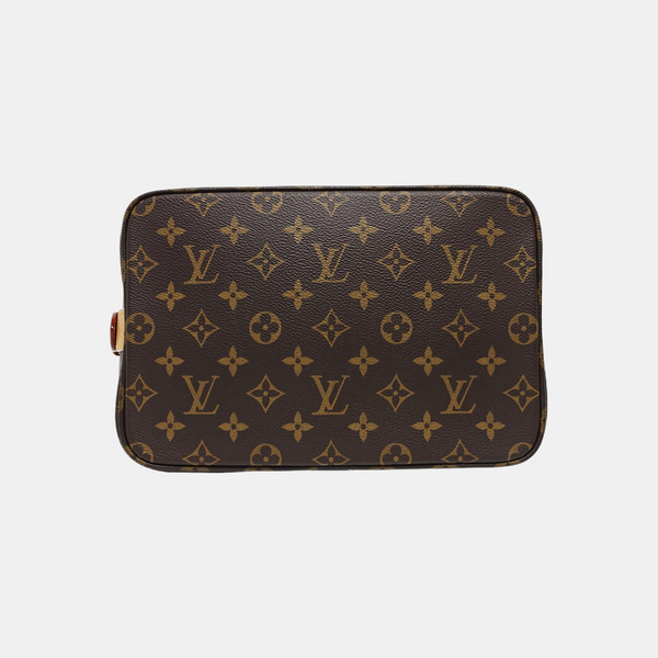 ALL IN GM Monogram Coated Canvas Brown