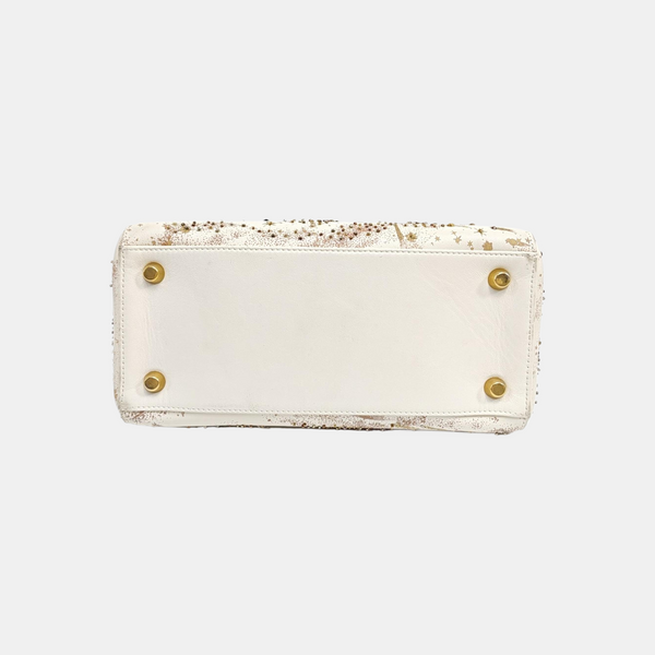 Lady Dior Medium Lambskin White