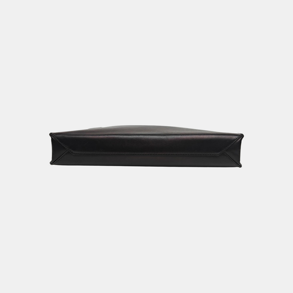 Leather Shoulder Bag Black