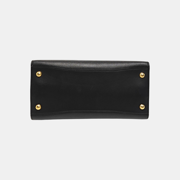 Esplanade Saffiano Calfskin Black