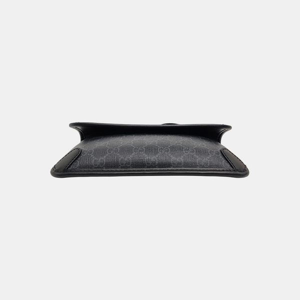 Neo Vintage Monogram Coated Canvas Black