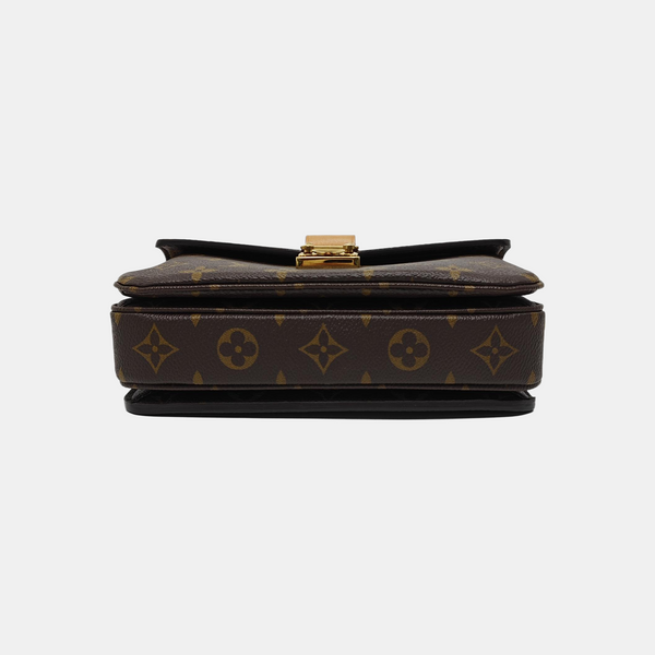 MÉTIS EAST WEST Monogram Coated Canvas Brown
