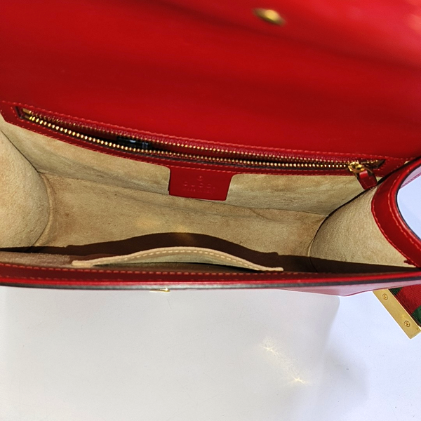 Authenticated pre-owned Sylvie Small Calfskin Red - Shoulder Bag at Looply