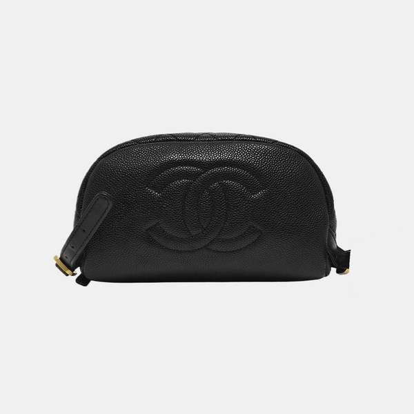 FILIGREE Medium Quilted Grained Calfskin Black