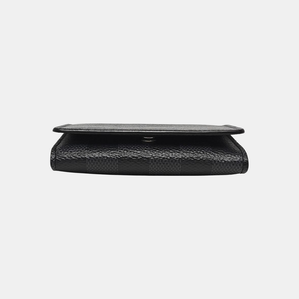 ENVELOPPE Damier Graphite Coated Canvas Gray Card Holder