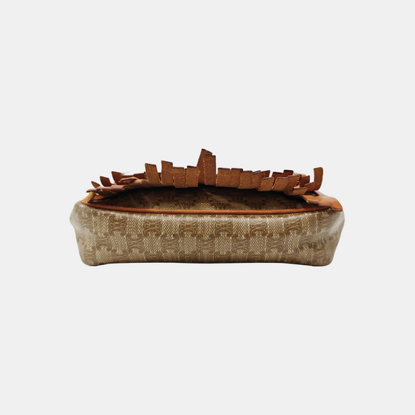 Coated Canvas Belt Bag Brown
