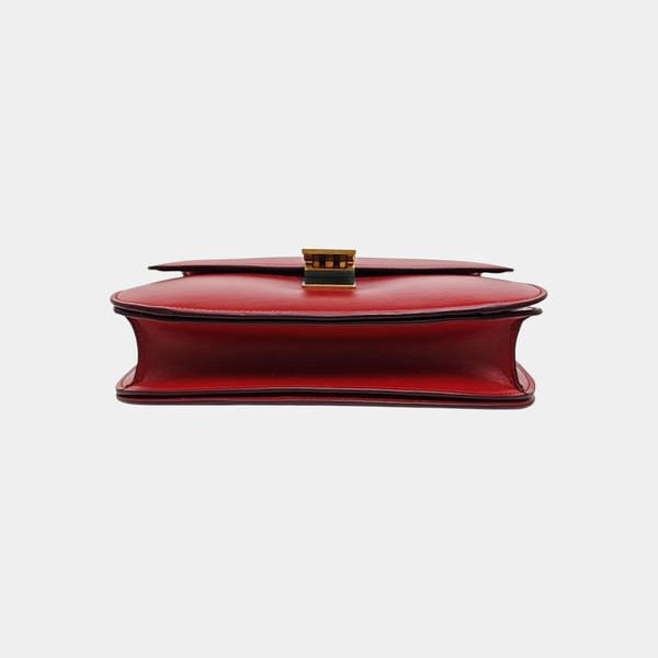 CLASSIC BOX Medium Calfskin Red