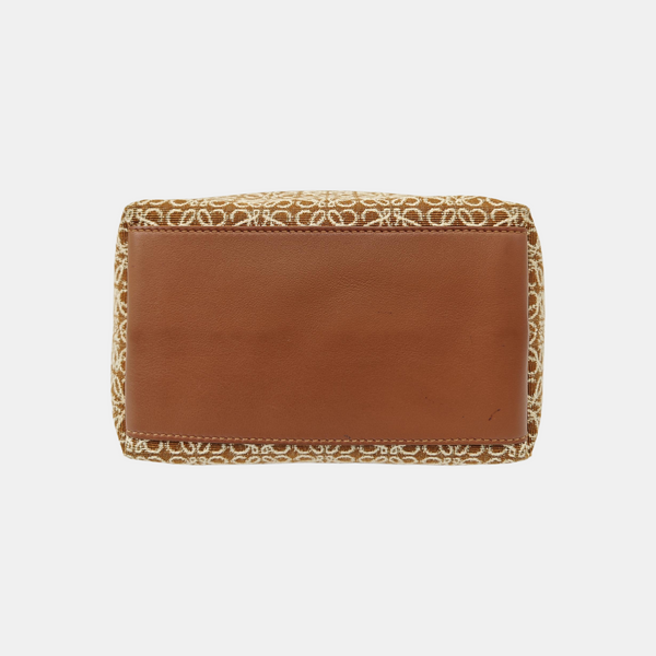 Monogram Canvas Top Handle Bag Brown