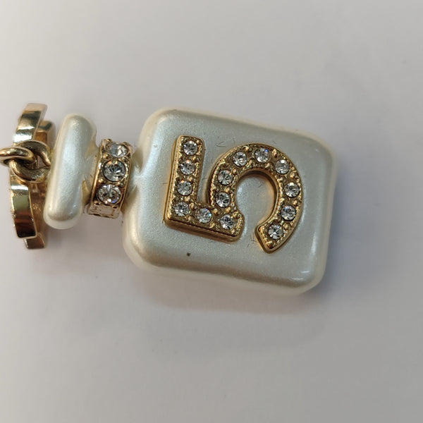 Metal White Stud Earrings