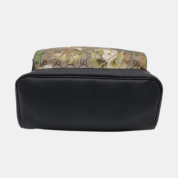 GG Blooms Monogram Coated Canvas Beige