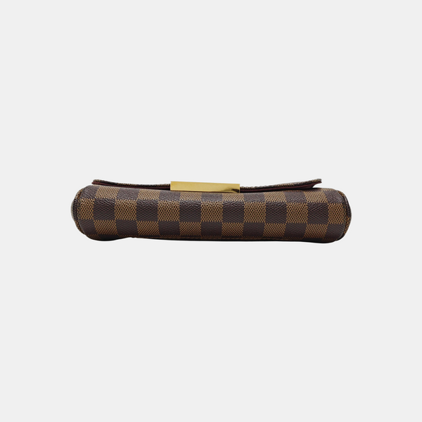 FAVORITE PM Coated Canvas Brown