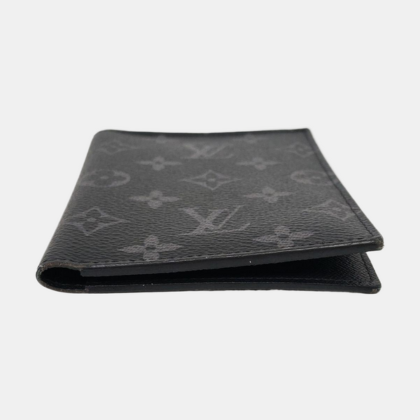 Monogram Coated Canvas Wallet Gray