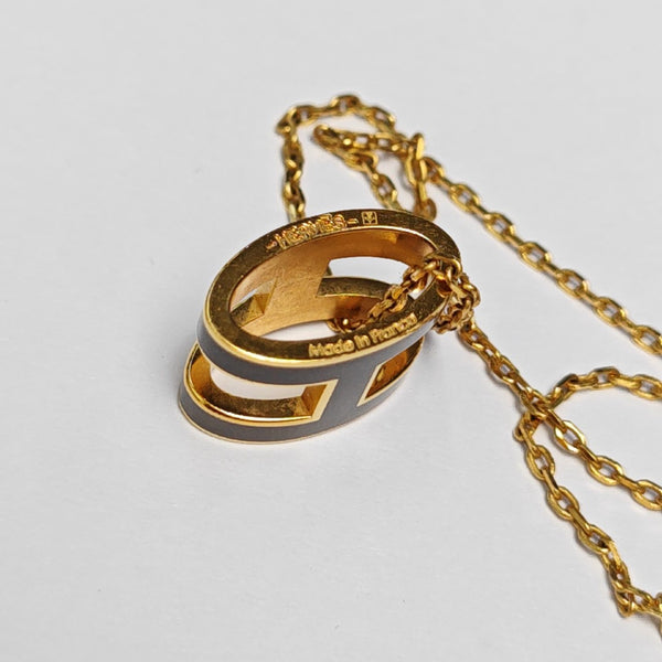 Pop H Metal Gold Necklace
