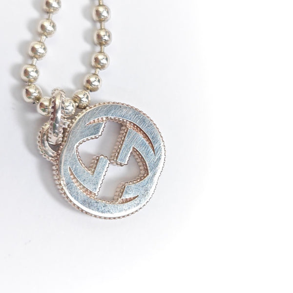 Interlocking G 925 Sterling Silver Necklace