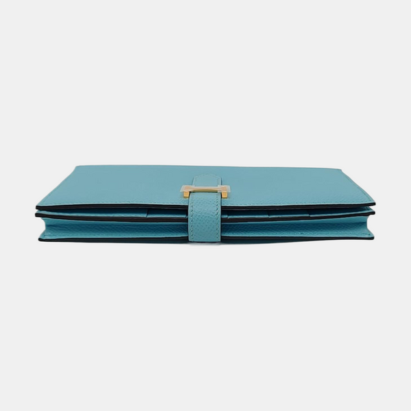 Bearn Medium Epsom Blue Wallet