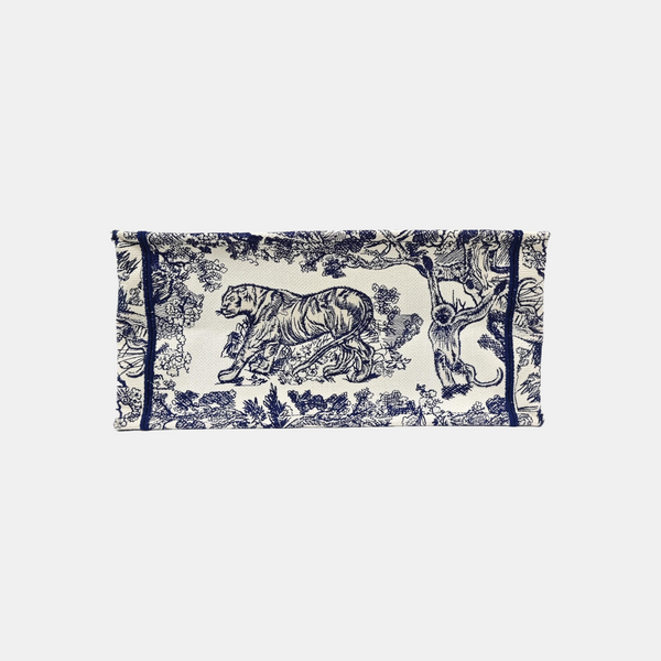 Book Tote Medium Canvas Blue