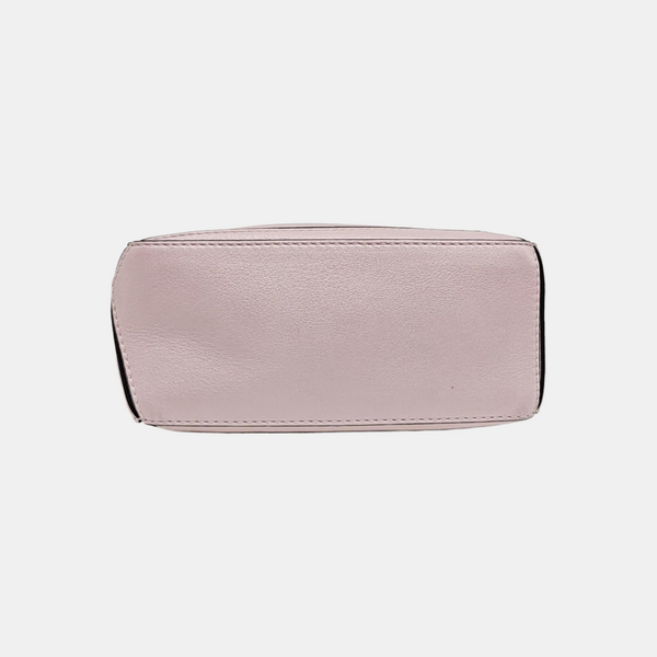 Puzzle Mini Quilted Calfskin Pink