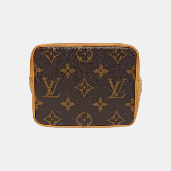 NOÉ Nano Monogram Coated Canvas Brown