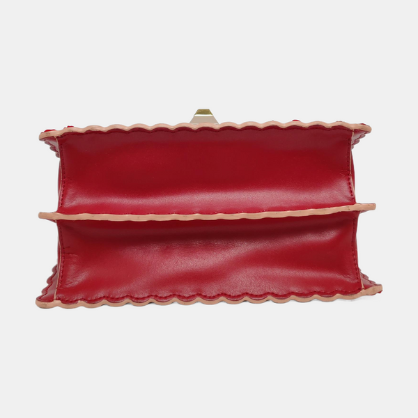 Authenticated pre-owned Kan I Mini Calfskin Red - Shoulder Bag at Looply