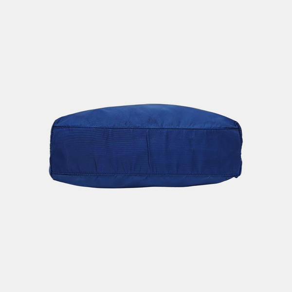 Nylon Top Handle Bag Blue