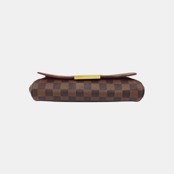 FAVORITE MM Damier Ebene Coated Canvas Brown