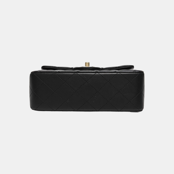 Quilted Lambskin Mini Black