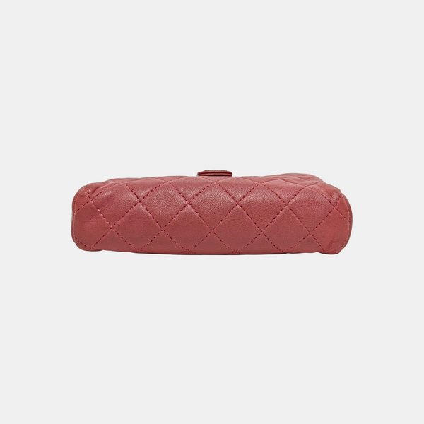 Quilted Lambskin Mini Pink