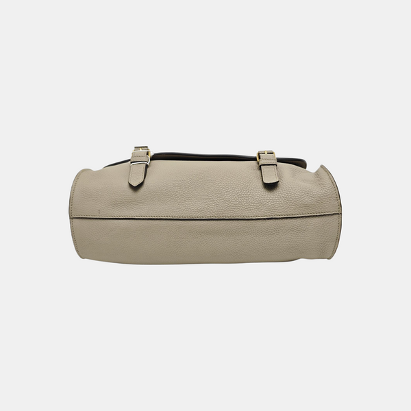 Calfskin Shoulder Bag Gray