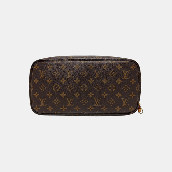 NEVERFULL Monogram Coated Canvas Brown