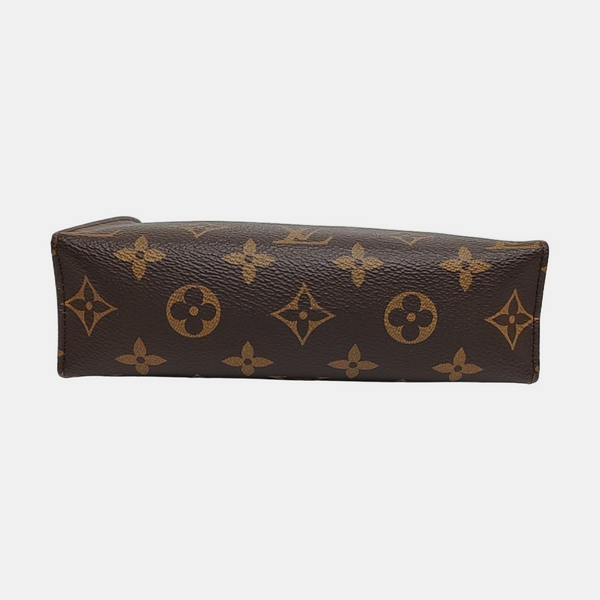 TOILET POCKET 19 Monogram Coated Canvas Brown
