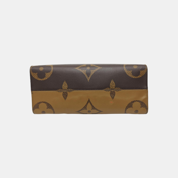 ONTHEGO MM Monogram Coated Canvas Brown
