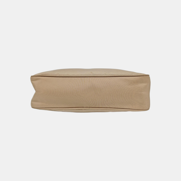Authenticated pre-owned Re-Edition2005 Nylon Beige - Shoulder Bag at Looply