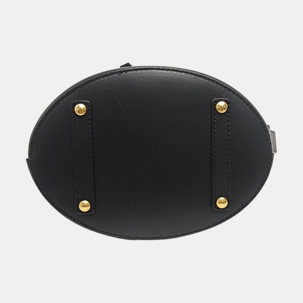 The Bucket Calfskin Black