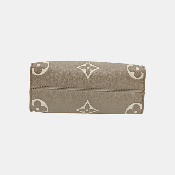 ONTHEGO PM Monogram Calfskin Gray
