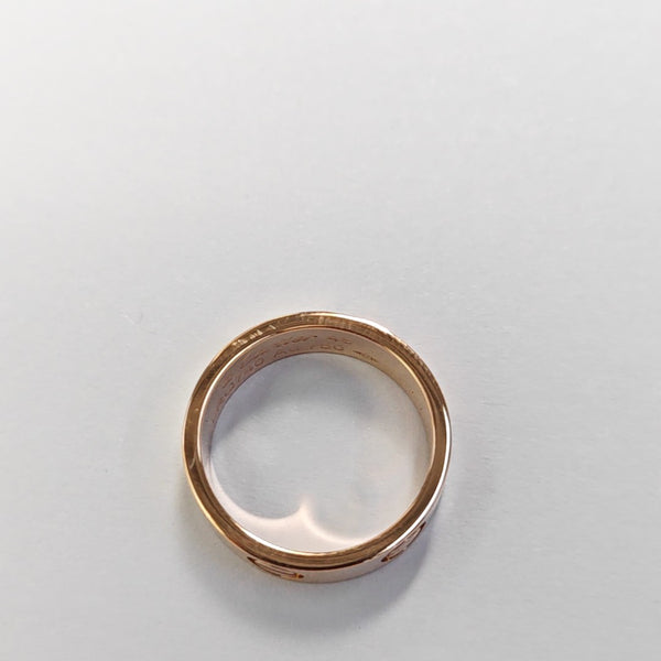 LOVE 18k Rose Gold Ring EU 48