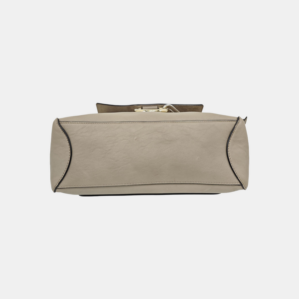 Faye Medium Calfskin Gray