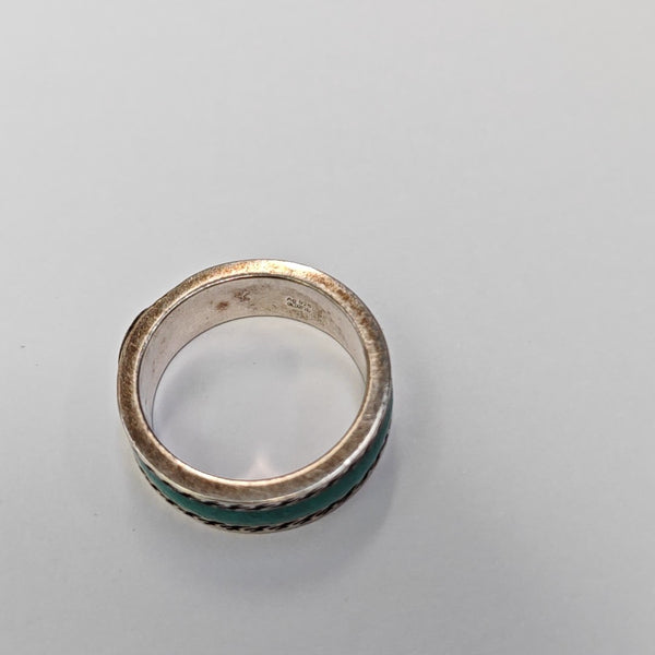 Interlocking G 925 Sterling Silver Ring EU 54