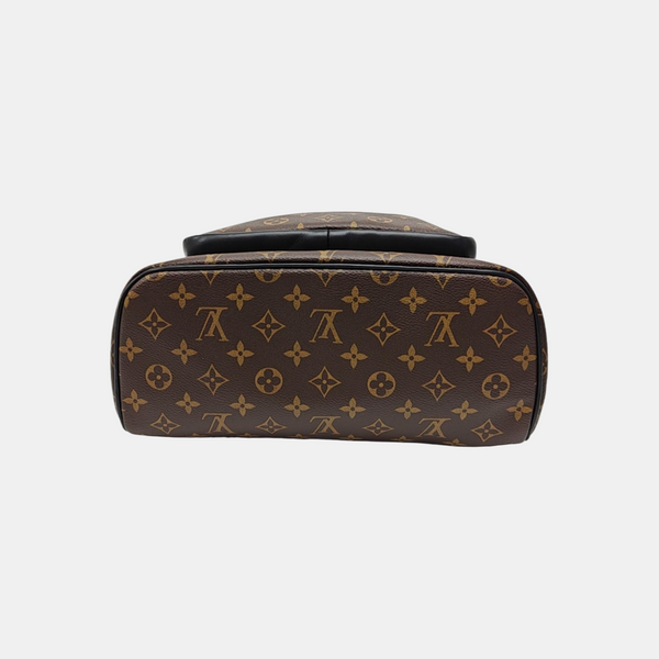 JOSH Monogram Coated Canvas Brown