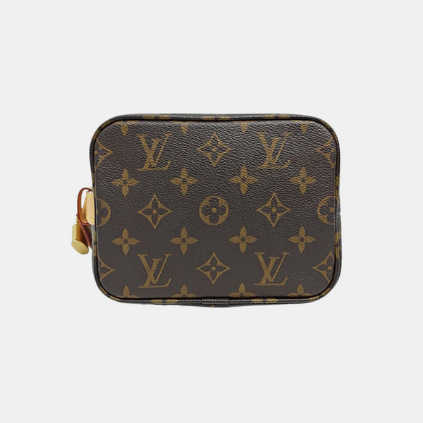 ALL IN Monogram Coated Canvas Brown