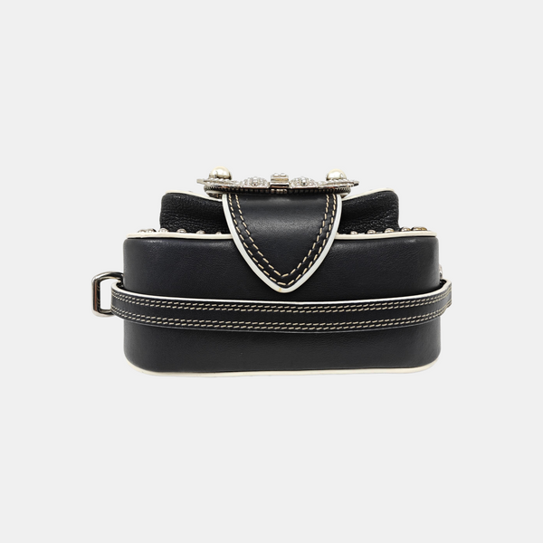 Miu Lady Calfskin Black
