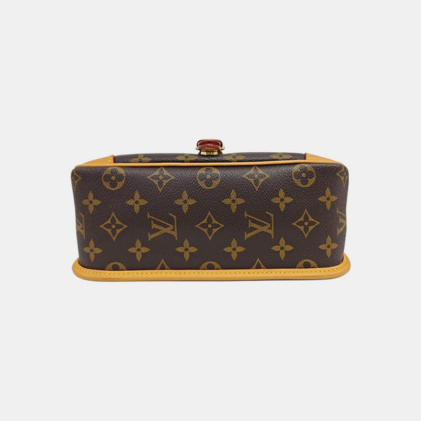 DIANE Monogram Coated Canvas Brown