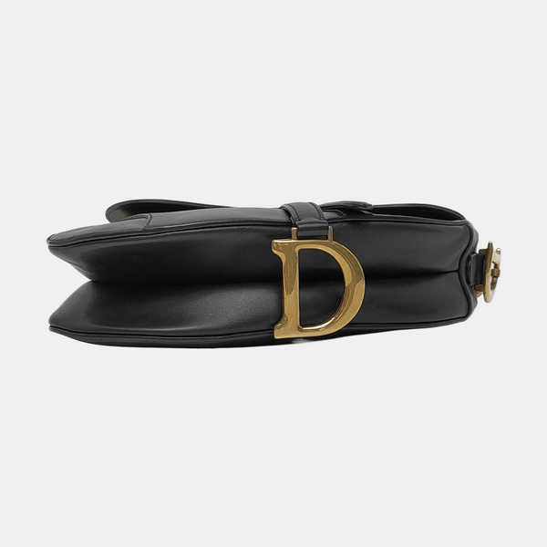 Saddle Small Calfskin Black