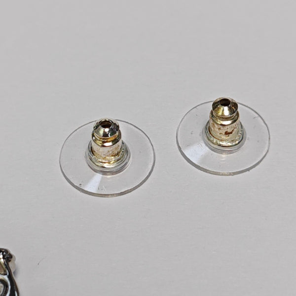 Metal Silver Stud Earrings