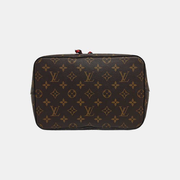 NÉONOÉ MM Monogram Coated Canvas Brown