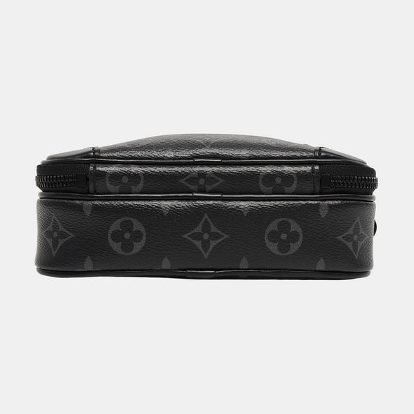 ALPHA Nano Monogram Coated Canvas Black