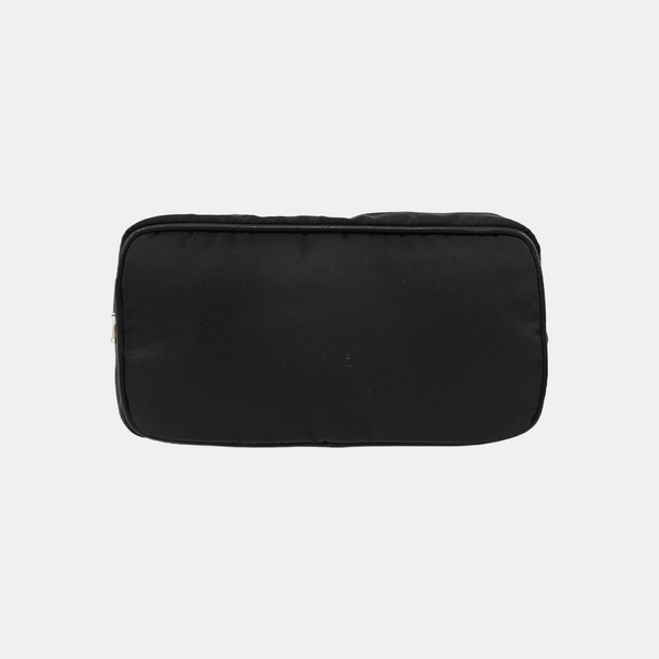 Nylon Top Handle Bag Black