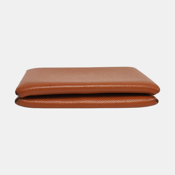 Calvi Epsom Brown Card Holder