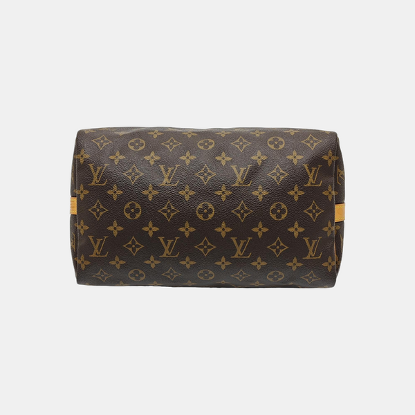SPEEDY 30 Monogram Coated Canvas Brown