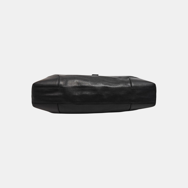 Calfskin Shoulder Bag Black