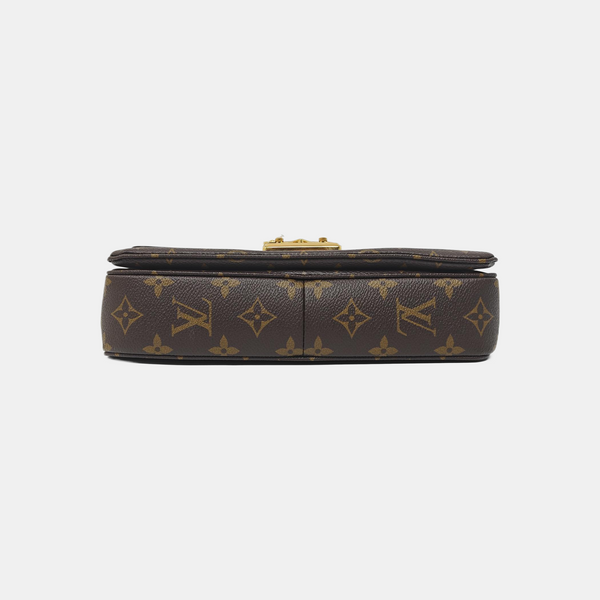 MARCEAU Monogram Coated Canvas Brown